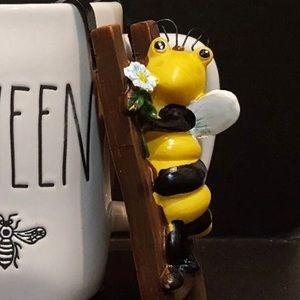 Bee on a ladder